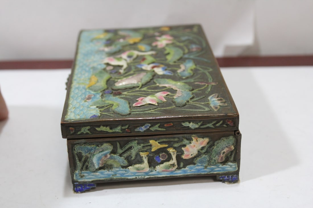 An Antique Chinese Enamel Box - 3