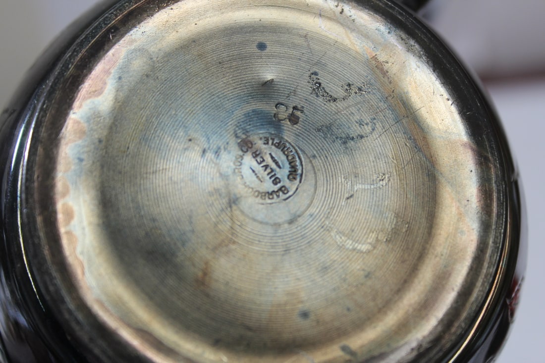 A Silverplated Two Handle Container - 7