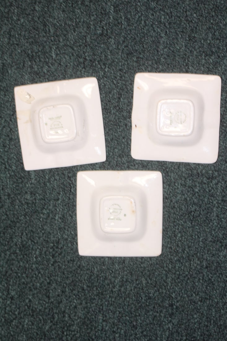 Wedgwood Queensware Personal Ashtrays - 3