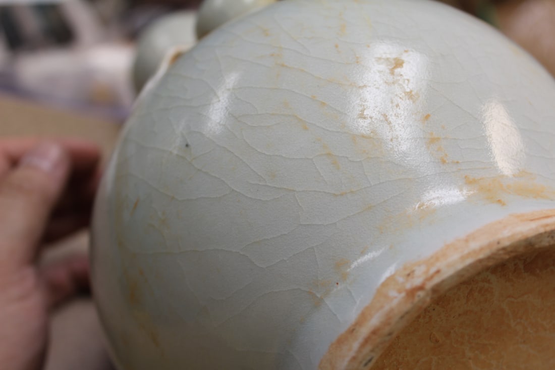 Oriental Light Celadon Vase - 7
