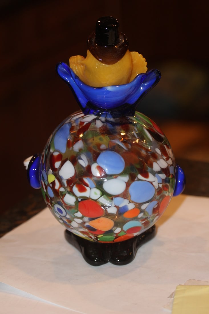 Murano Art Glass Clown - 3