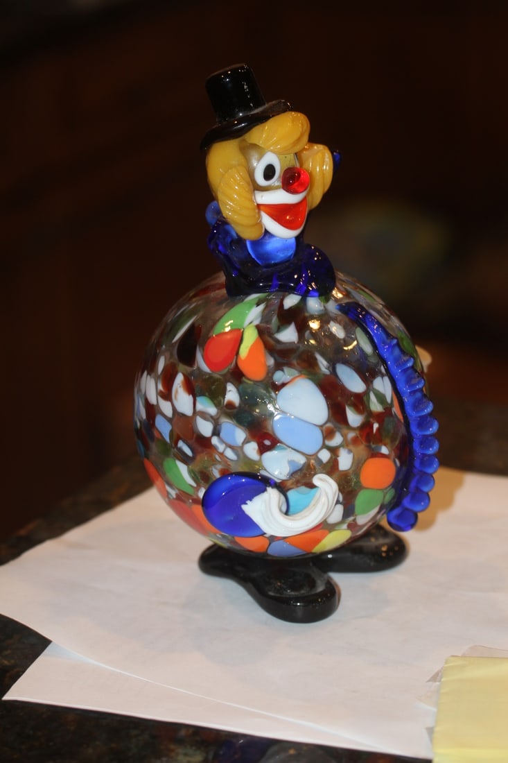 Murano Art Glass Clown - 4