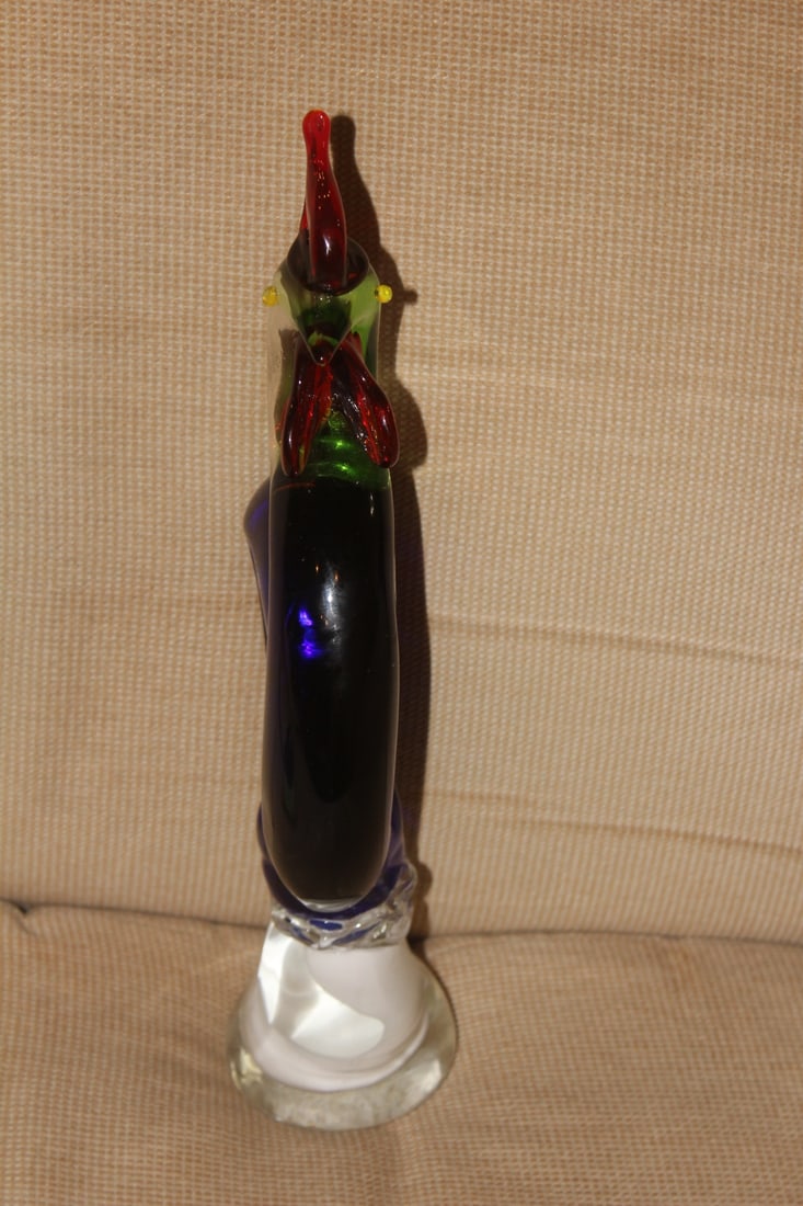Art Glass Rooster - 3