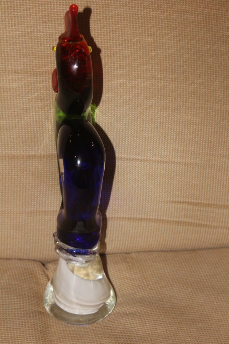 Art Glass Rooster - 6
