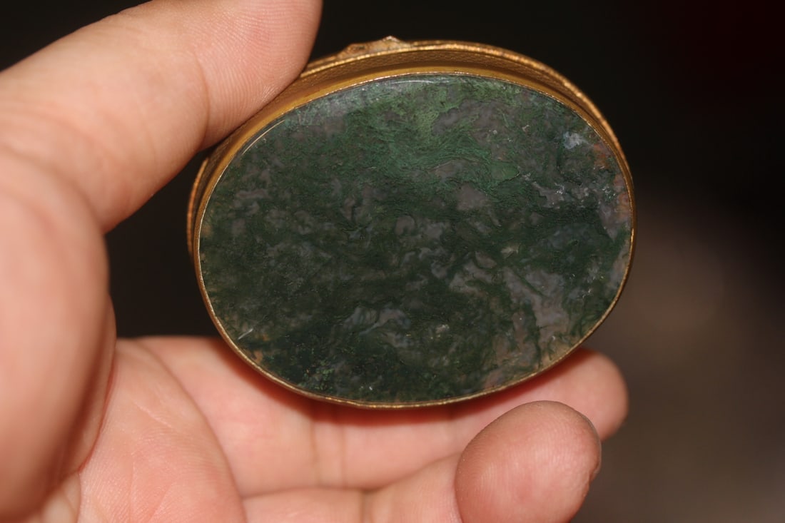 Onyx and Bronze Trinket Box - 2