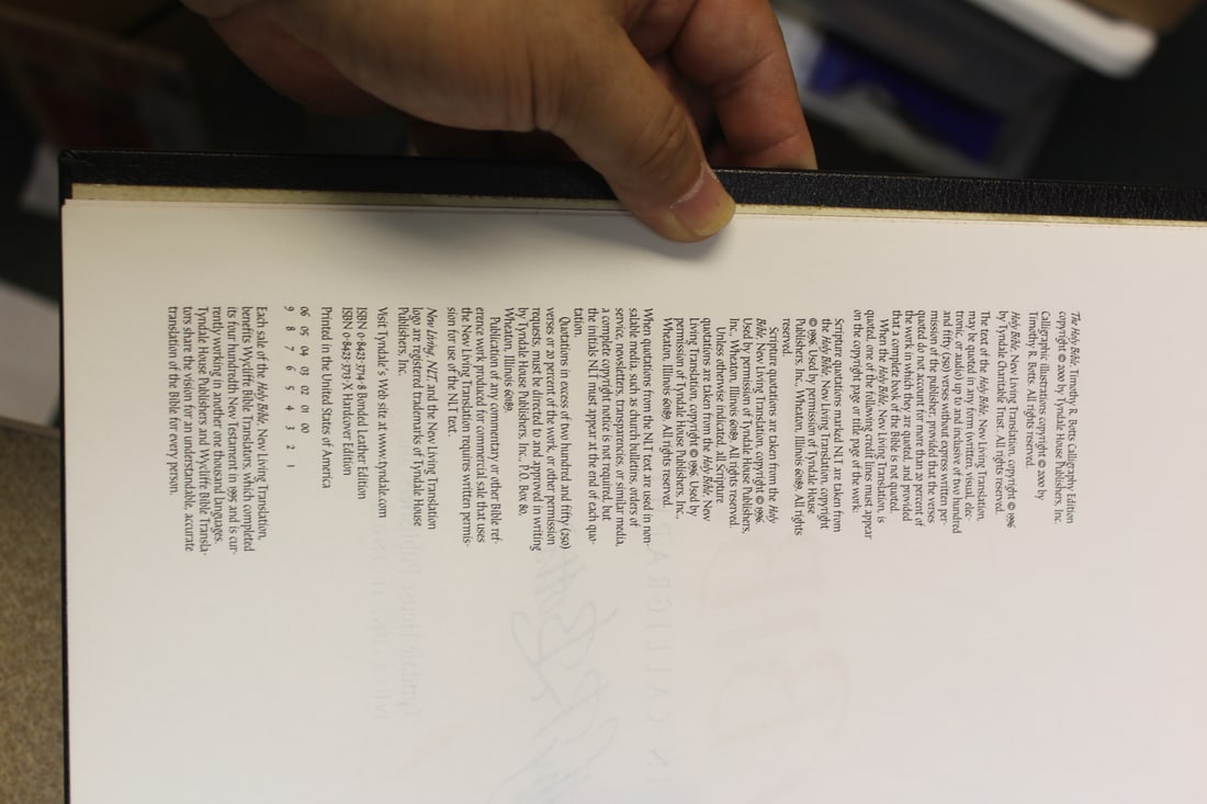 Hardcover Book: The Holly Bible - 3