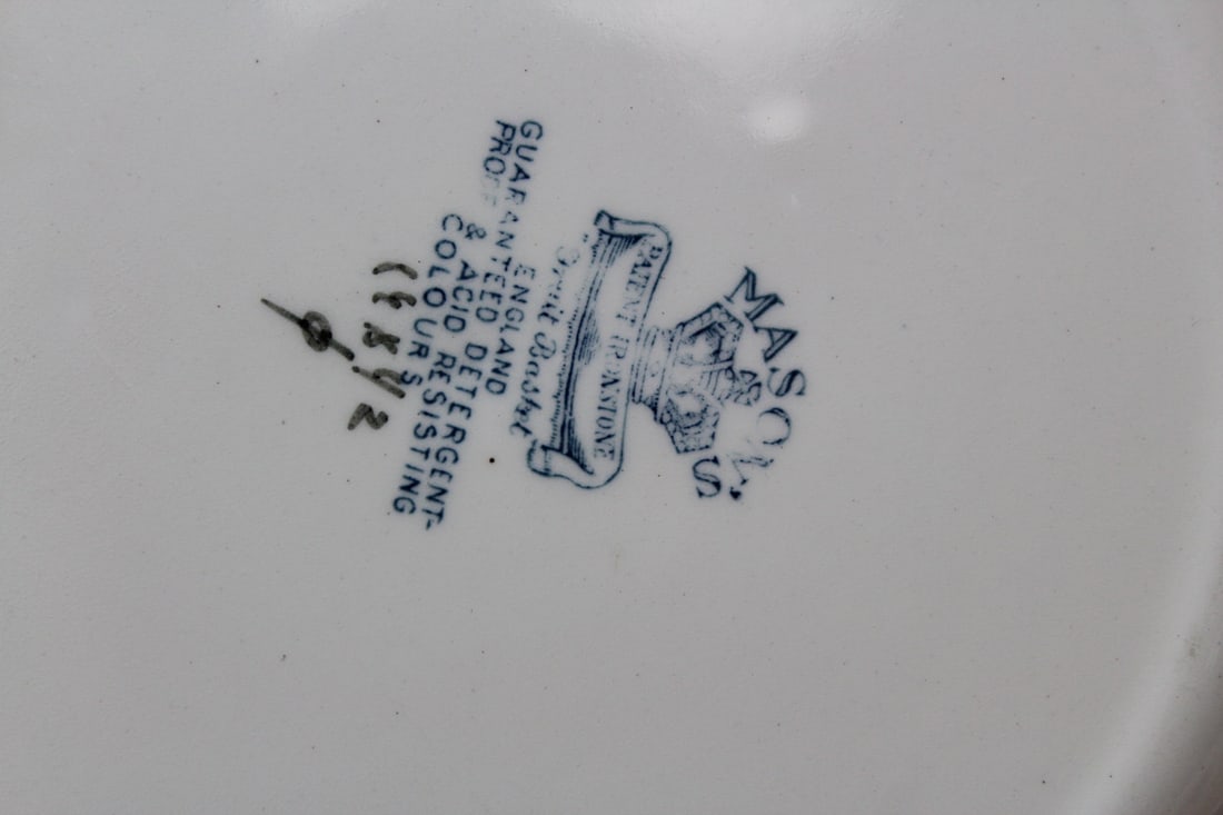 A Set of 6 Mason's Pottery Dinner Plates - 4