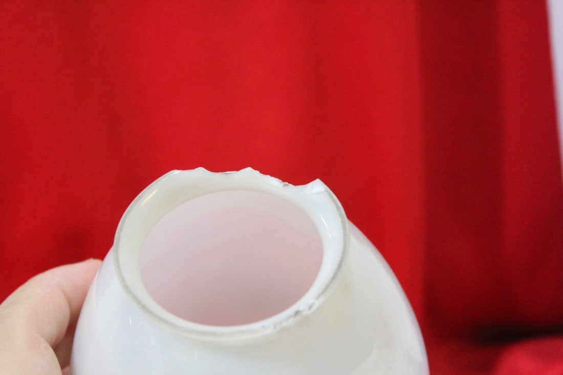 A Vintage Calcite? Lamp Shade - 7