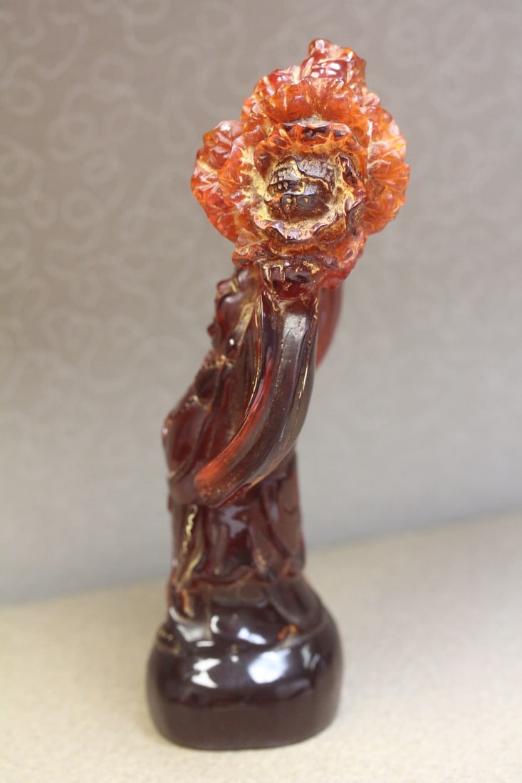Chinese Lucite(?) Buddha - 3