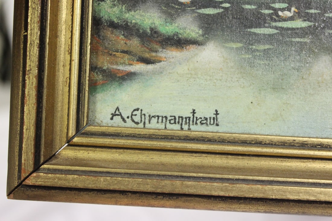 An Oil on Board Painting - 2