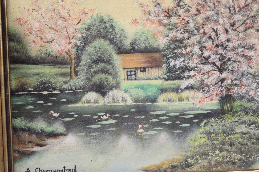 An Oil on Board Painting - 4
