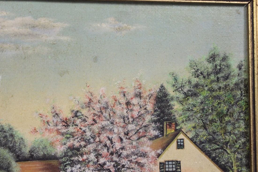 An Oil on Board Painting - 6