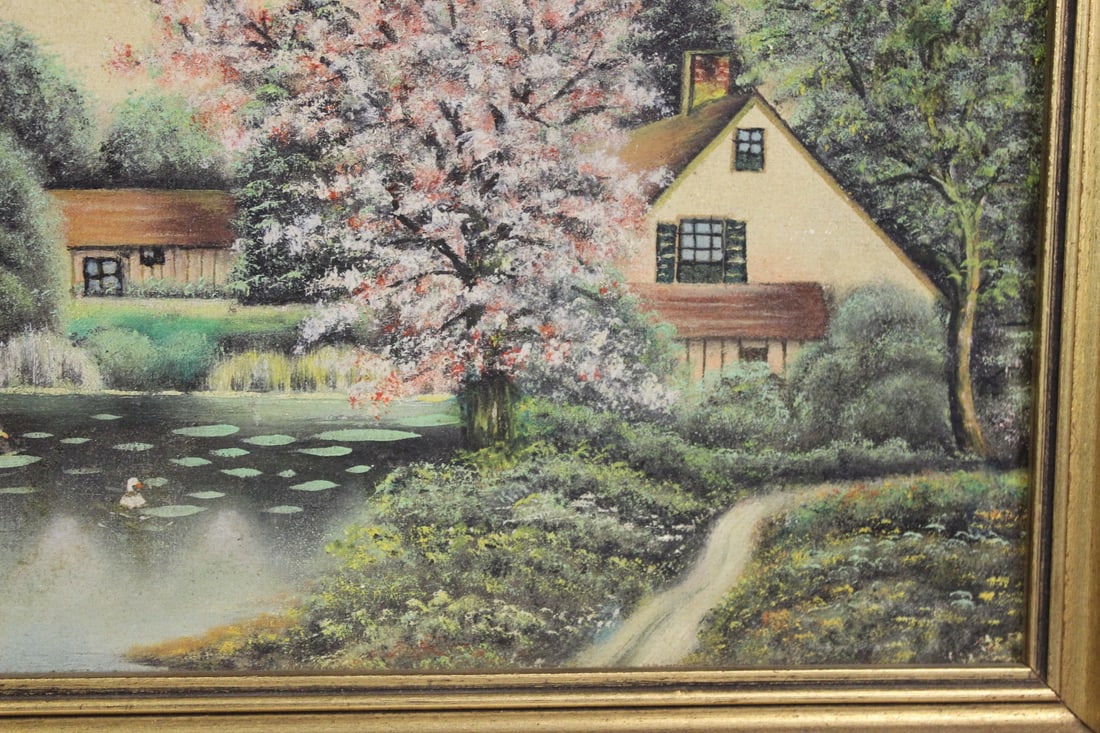 An Oil on Board Painting - 7