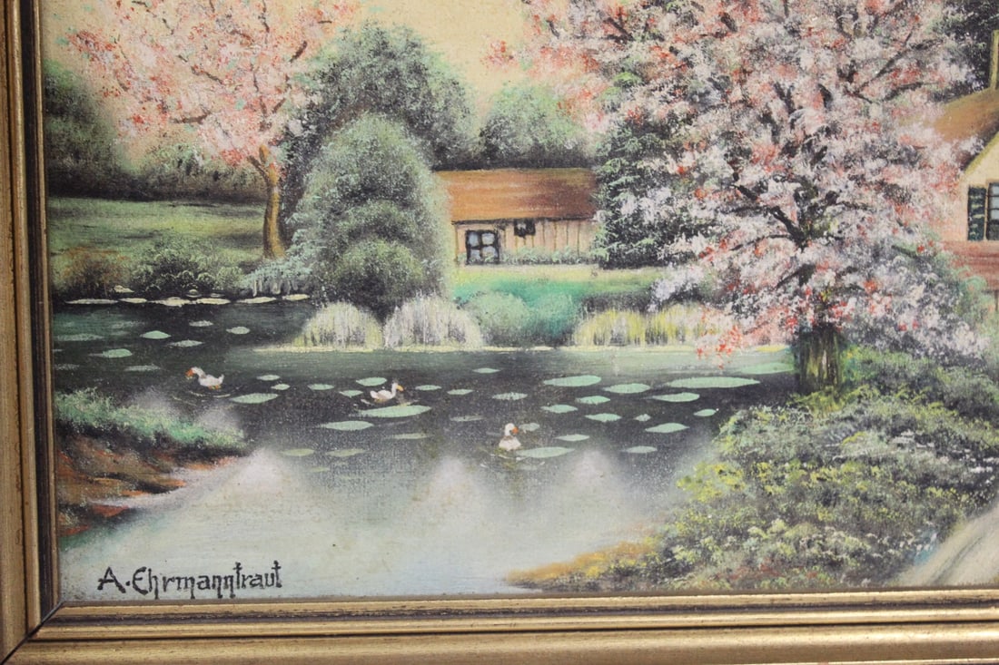 An Oil on Board Painting - 8
