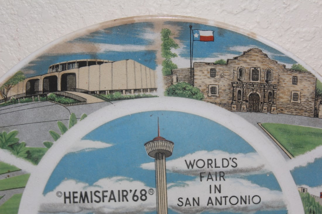 A 1968 World's Fair Plate - 2