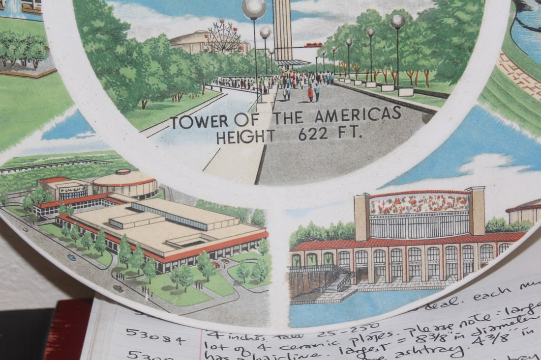 A 1968 World's Fair Plate - 4