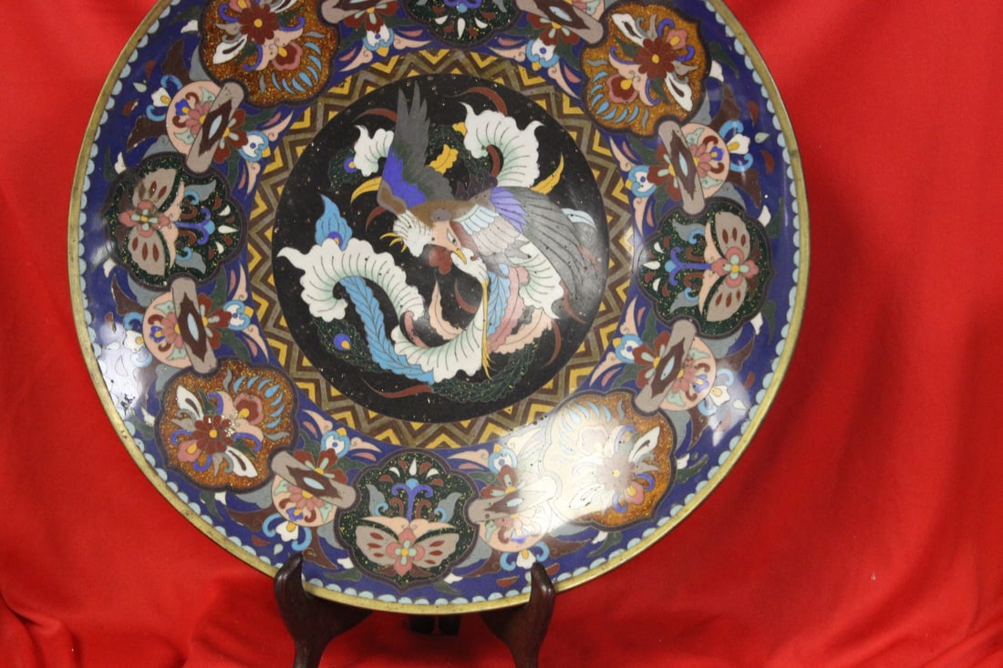 A Japanese Cloisonne Charger - 2