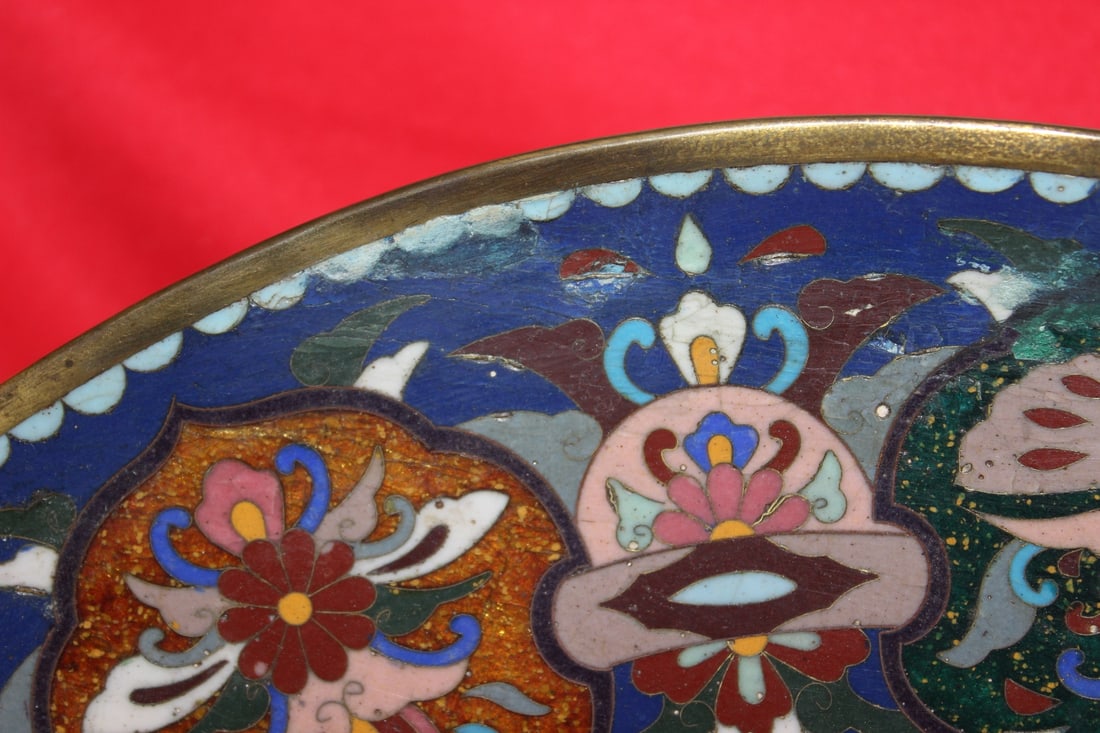 A Japanese Cloisonne Charger - 3