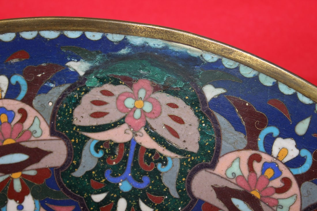 A Japanese Cloisonne Charger - 4