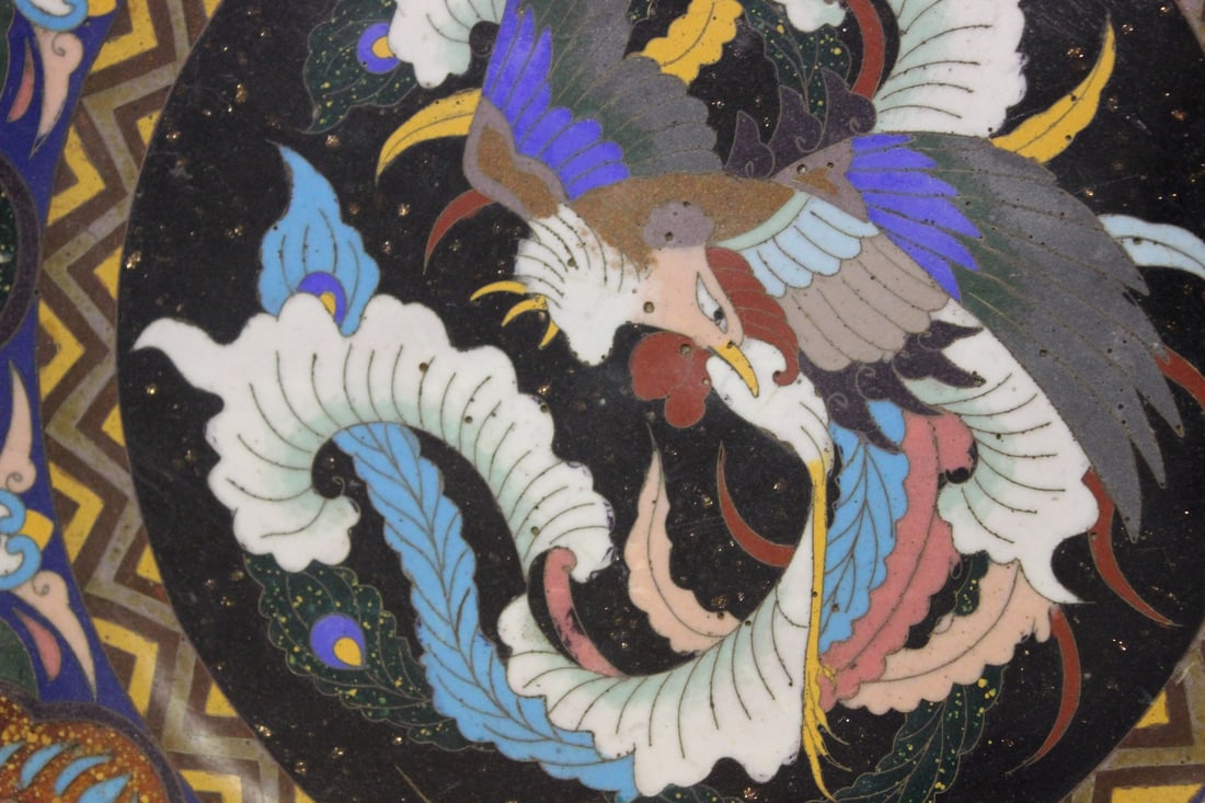 A Japanese Cloisonne Charger - 5