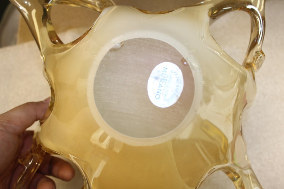 Reticulated Murano Bowl - 4