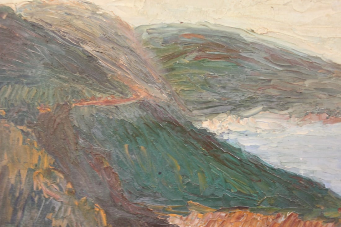 An Oil on Board Painting - 2