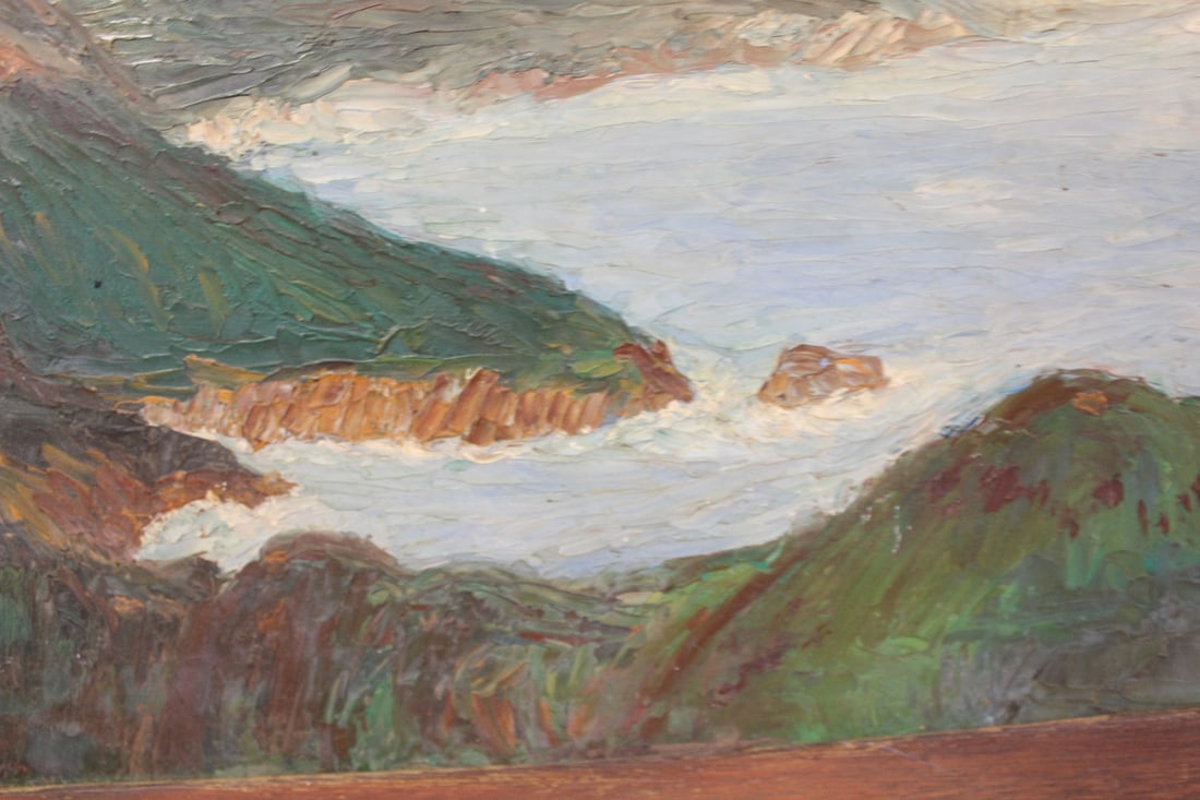 An Oil on Board Painting - 3