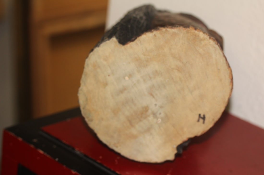 Vintage Wooden Bust - 6