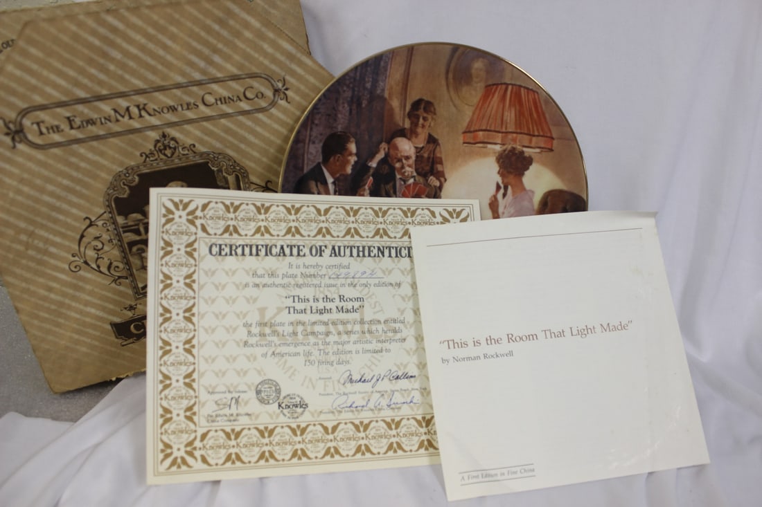 A Norman Rockwell Collector's Plate - 2