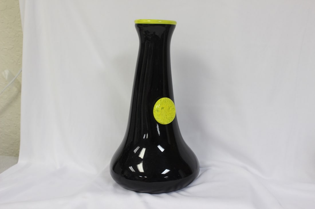 A Signed Art Glass Vase - 2