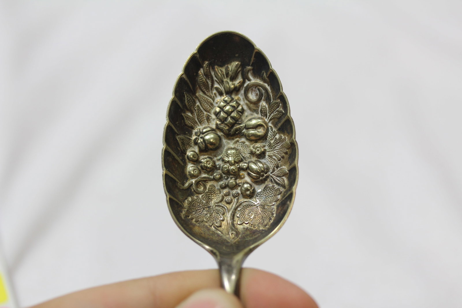 A Silver Plated Berry Spoon - 4