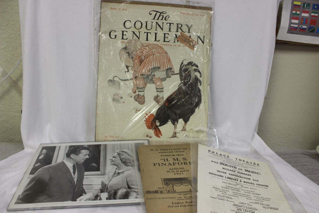 Lot of 4 Ads: has something to do with opera, theater, movie etc