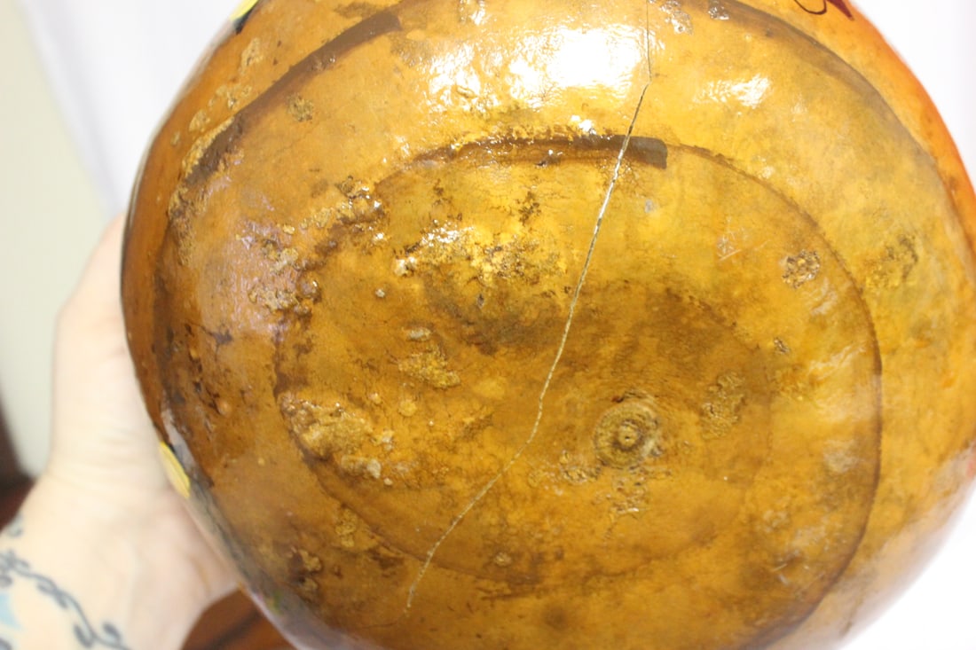 Gourd Container - Honey Bees - 7