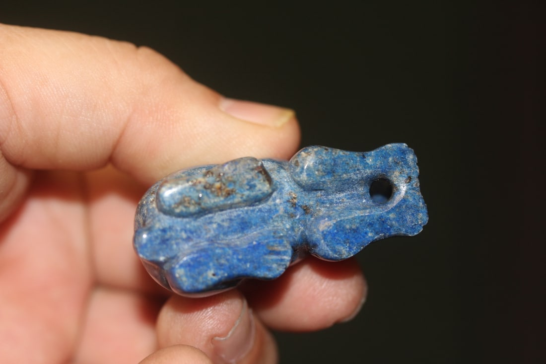 Small Lapis Lazuli Gemstone Rabbit - 3