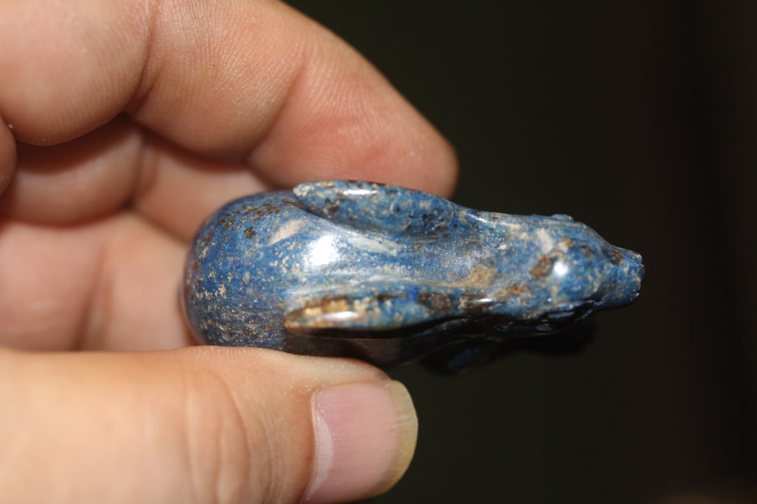Small Lapis Lazuli Gemstone Rabbit - 4