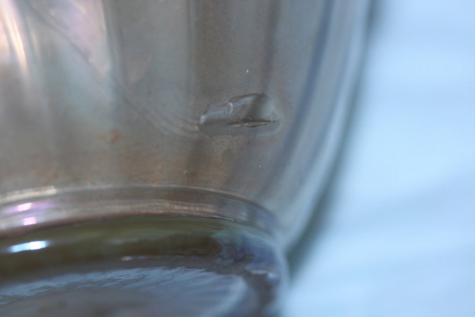 Antique Iredescent Flare Top Vase - 7