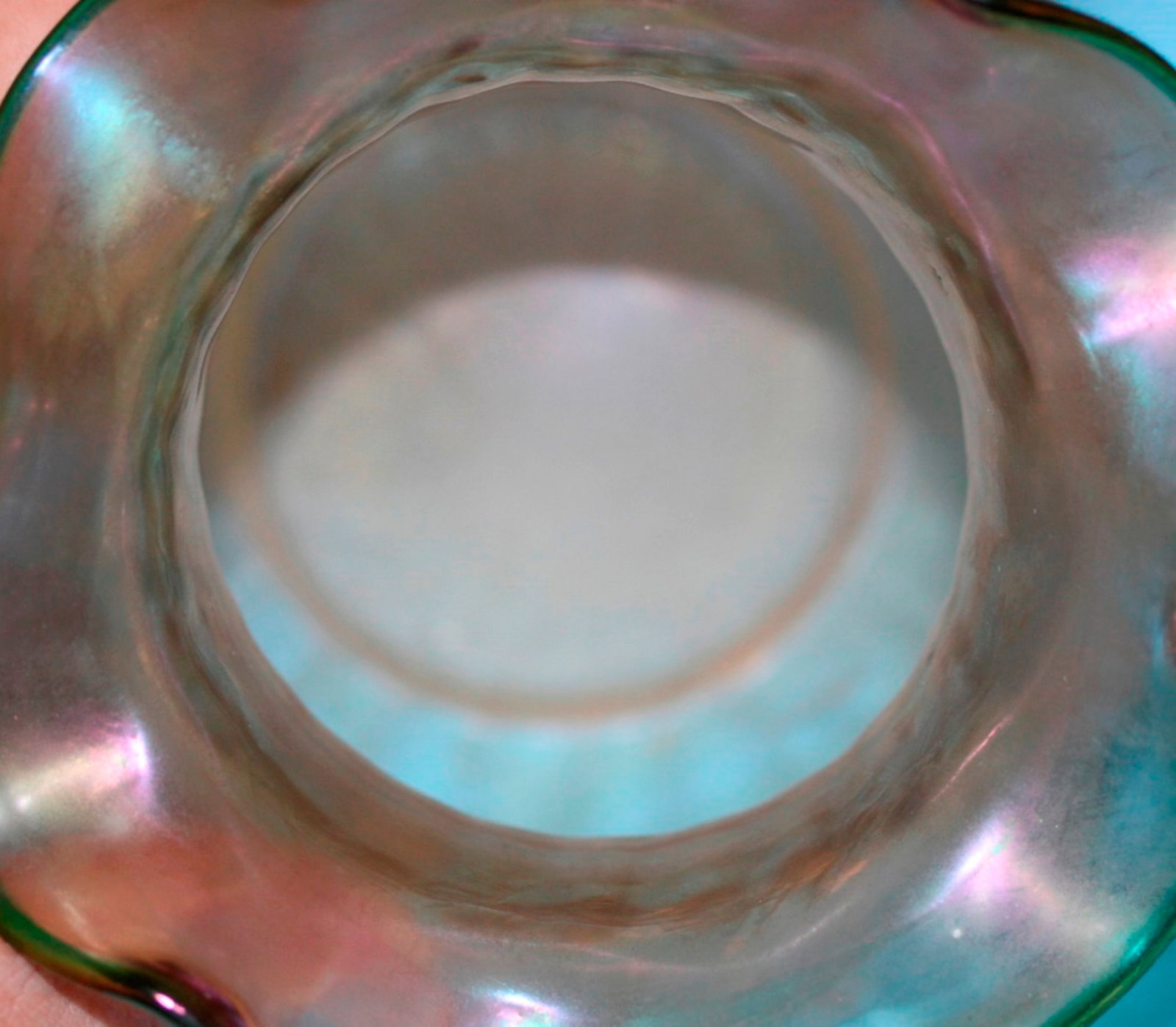 Antique Iredescent Flare Top Vase - 8