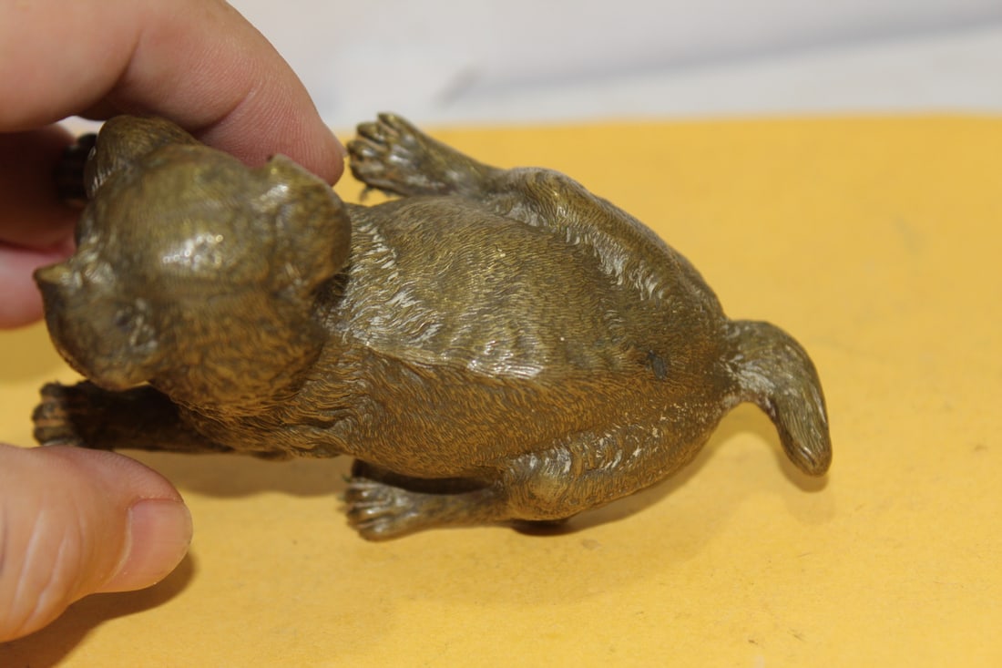 A Bronze Depose Dog - 4