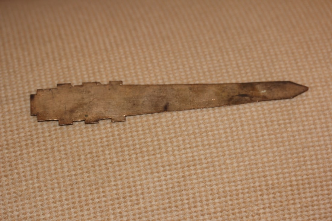 Possible Antique Silverplate Letter Opener - 4