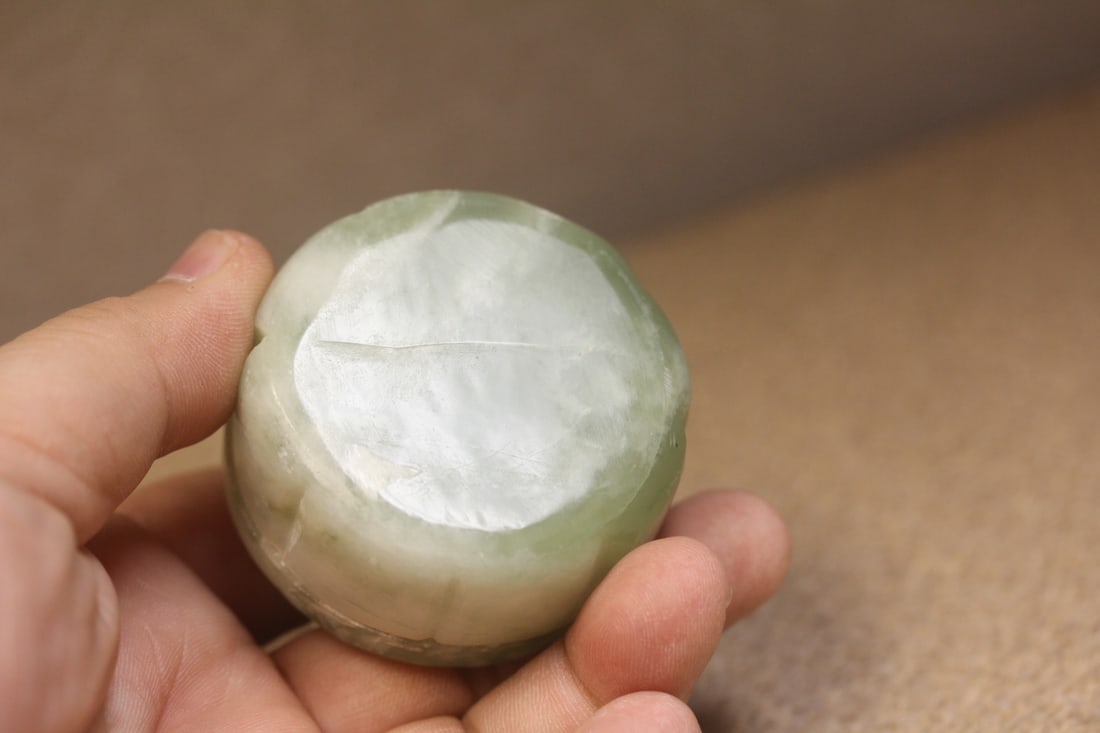 Chinese jade/hardstone box - 3