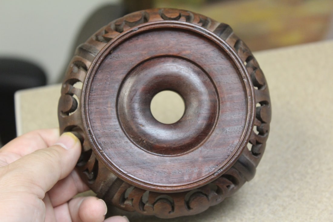 Vintage Wood Stand - 4