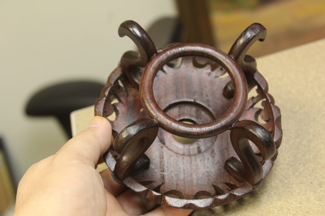 Vintage Wood Stand - 5