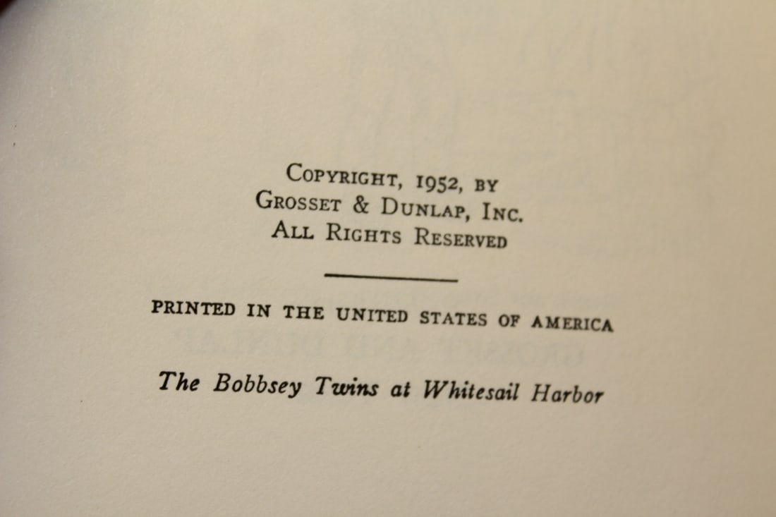 Hardcover Book: The Bobbsey Twins Whitesail Harbor - 3