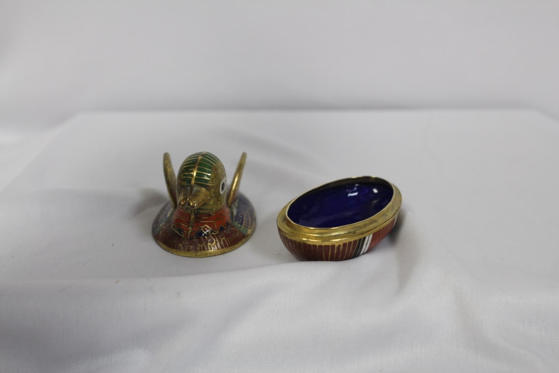 A Chinese Cloisonne Duck Form Trinket Box - 3