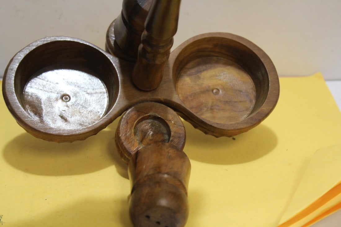 Wooden Salt and Pepper Shakers - 4
