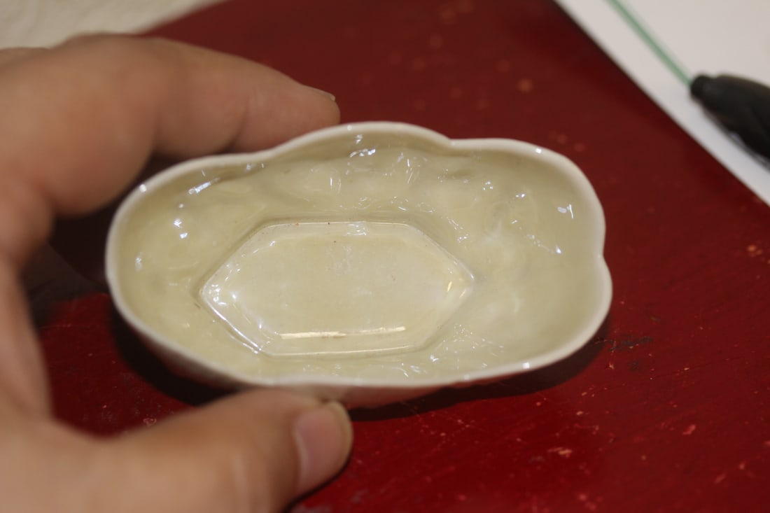 Belleek Salt Container - 3