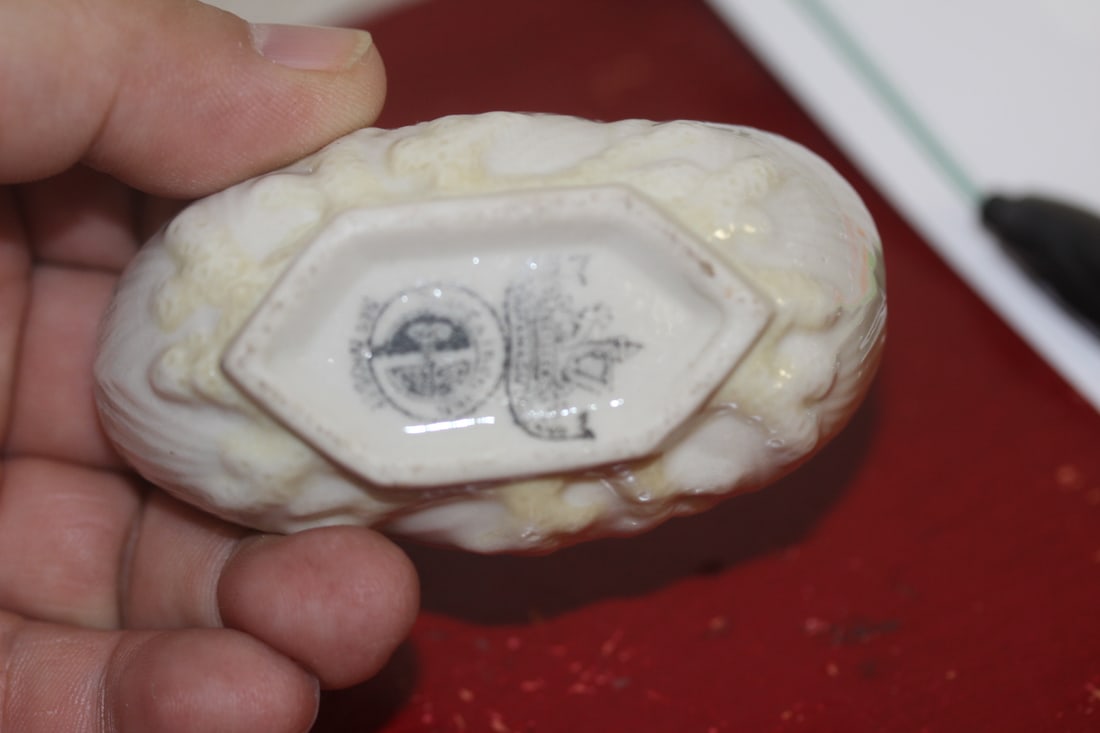 Belleek Salt Container - 4