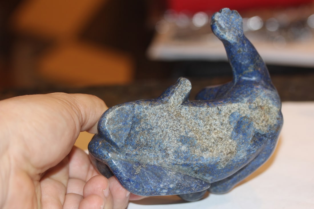 Lapis Lazuli Gemstone Cat - 3