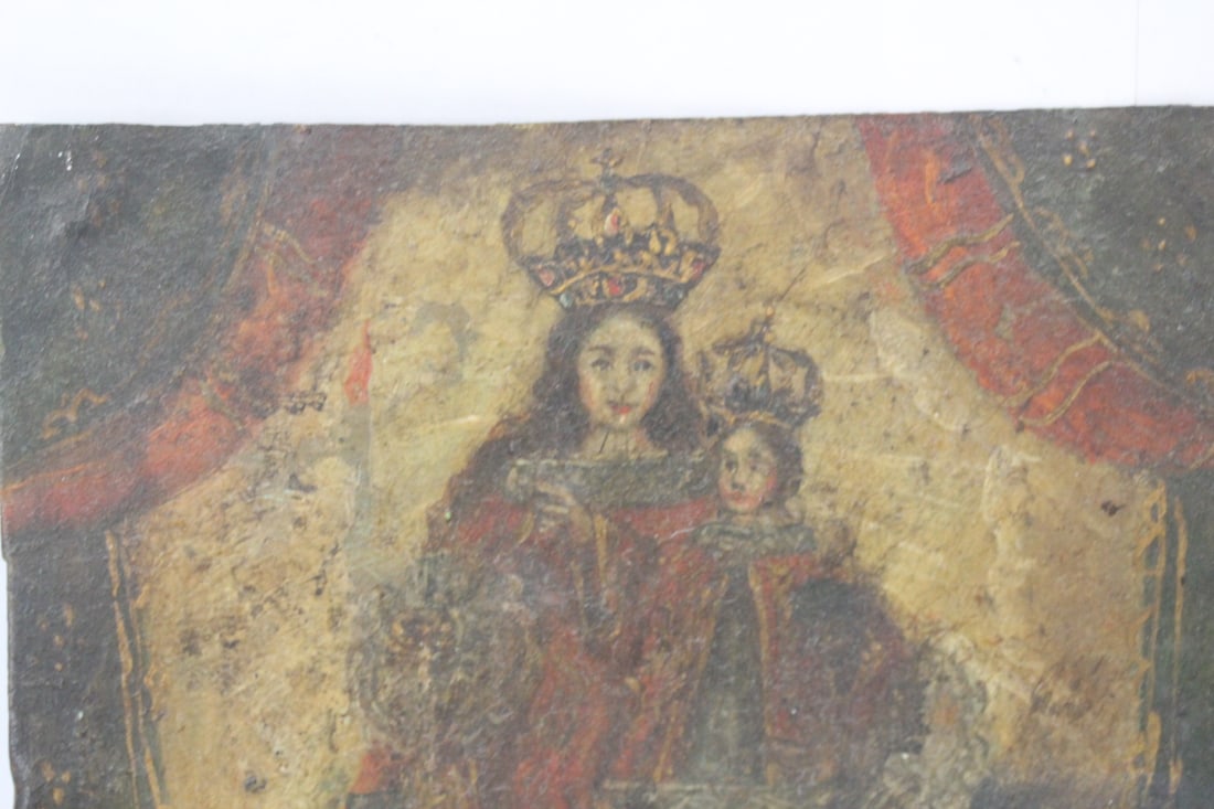 A Small Oil on Tin - 2