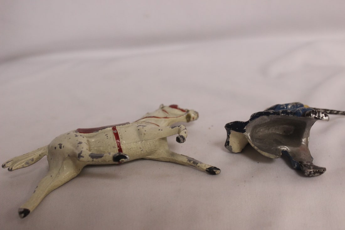 A Metal Horse with Rider - 4